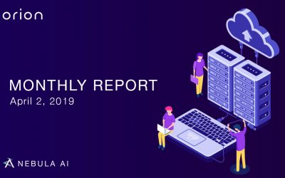 Monthly Report — March 2019